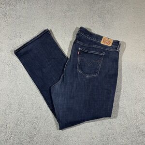 Levi's Classic Bootcut Jeans Women's Size 22 Blue Denim Pants Stretch #2358
